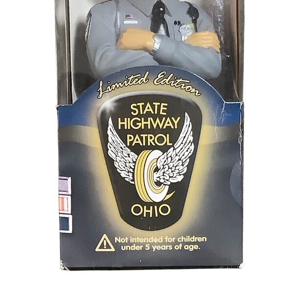 Ohio State Highway Patrol Bobblehead Limited Edition By Bosley Bobbers NEW - Picture 3 of 5